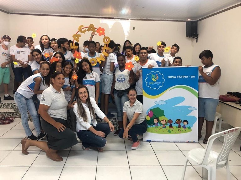 Cinema pipoca em alusão da campanha Faça Bonito