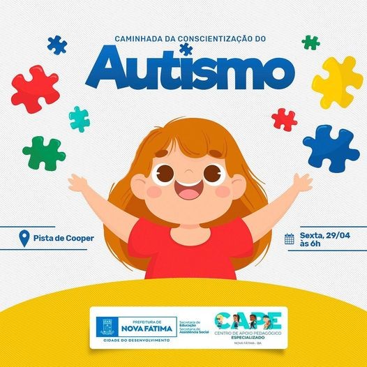 CAMINHADA DE CONSCIENTIZAÇÃO DO AUTISMO