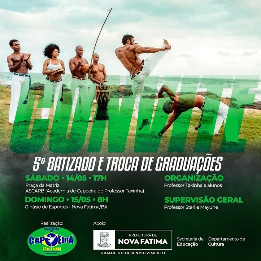 5º Batizado e Troca de Graduações da Associação de Capoeira Arte Baiana