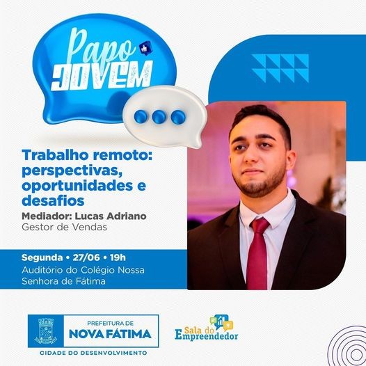 o primeiro encontro do projeto “Papo Jovem"