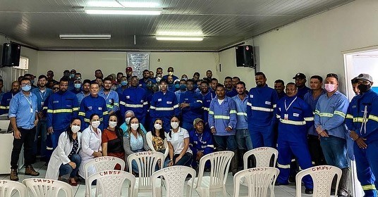 Ação com os colaboradores da COELBA