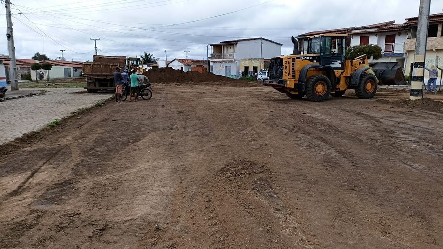 Construção da Praça do povoado de São Joaquim