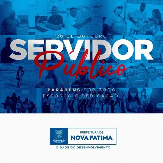 Hoje é dia de parabenizar quem trabalha pelo bem da sociedade. Parabéns, Servidor Público!