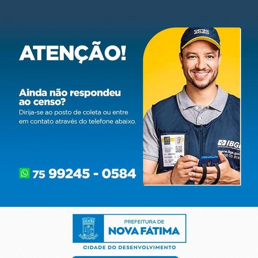 Ainda não respondeu ao censo?