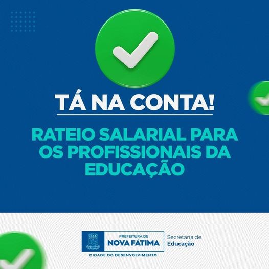 Está na conta
