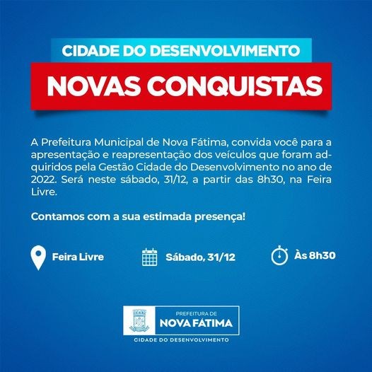 Conquista para o Município