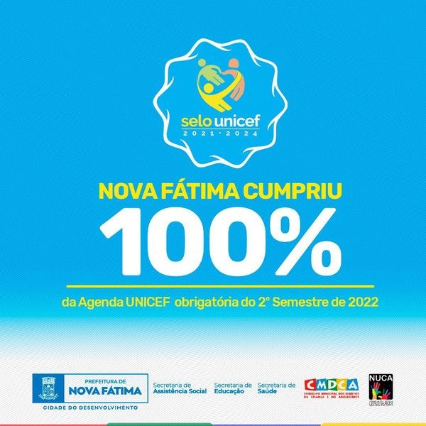 Cumprimento da agenda obrigatória do UNICEF
