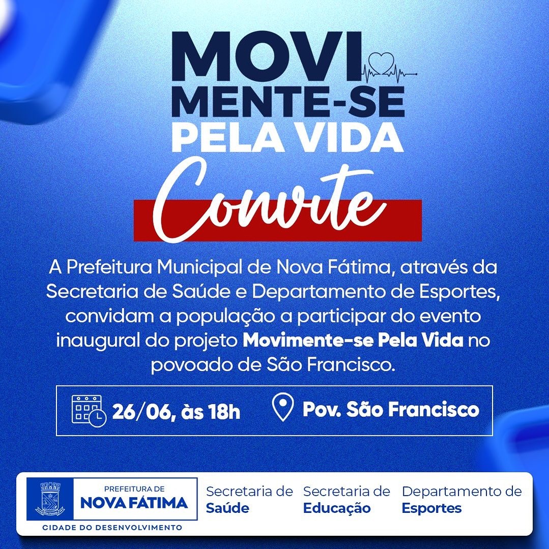 Venha participar conosco.